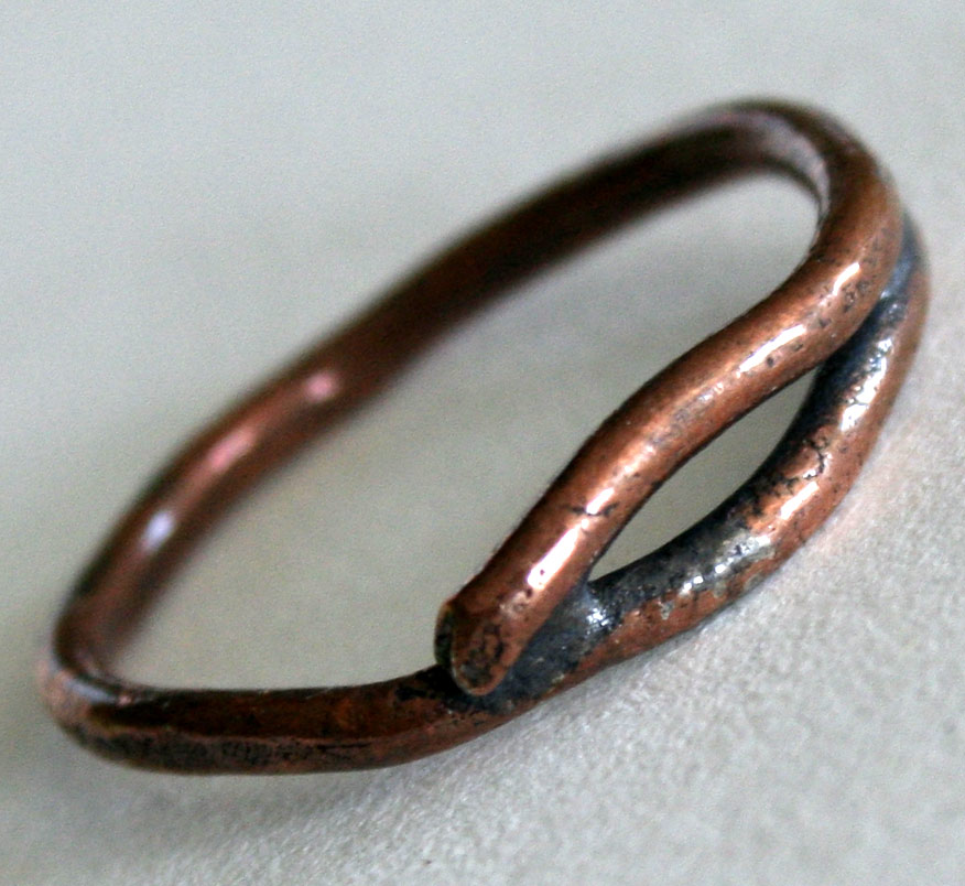 Twig Ring - copper handcrafted ring by Julie A. Brown