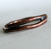 Twig Copper Ring - front view
