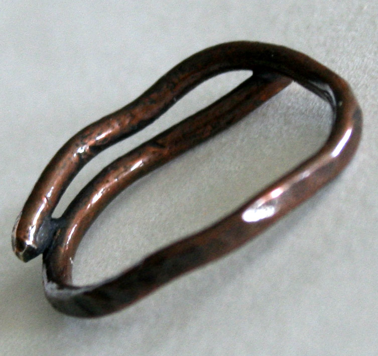 Twig - copper handmade ring