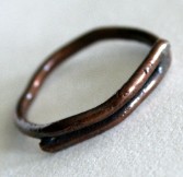 Handcrafted Copper Twig Ring by Julie A. Brown 