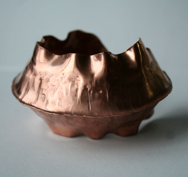 Unfolding - Copper Cuff by Julie A. Brown